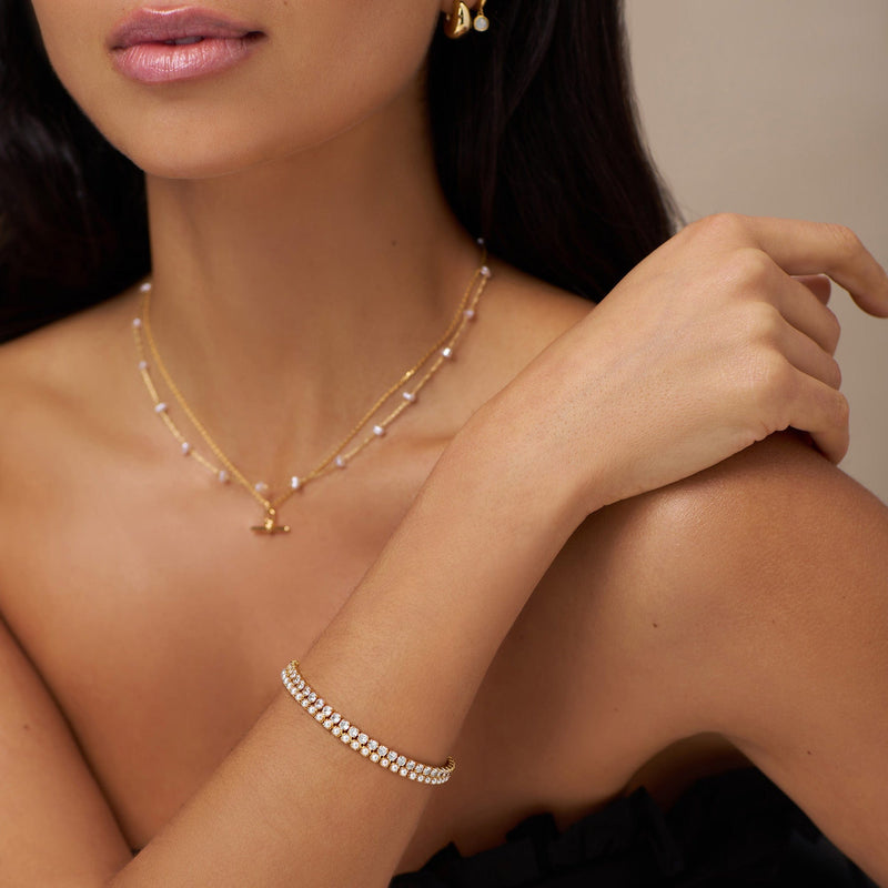 Bracelets Crystal Tennis Bracelet Orelia Jewellery