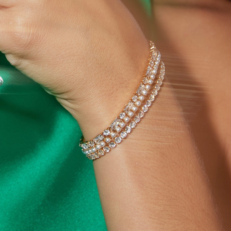 Bracelets Crystal Tennis Bracelet Orelia Jewellery
