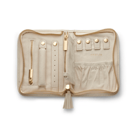 Cream Jewellery Travel Wallet