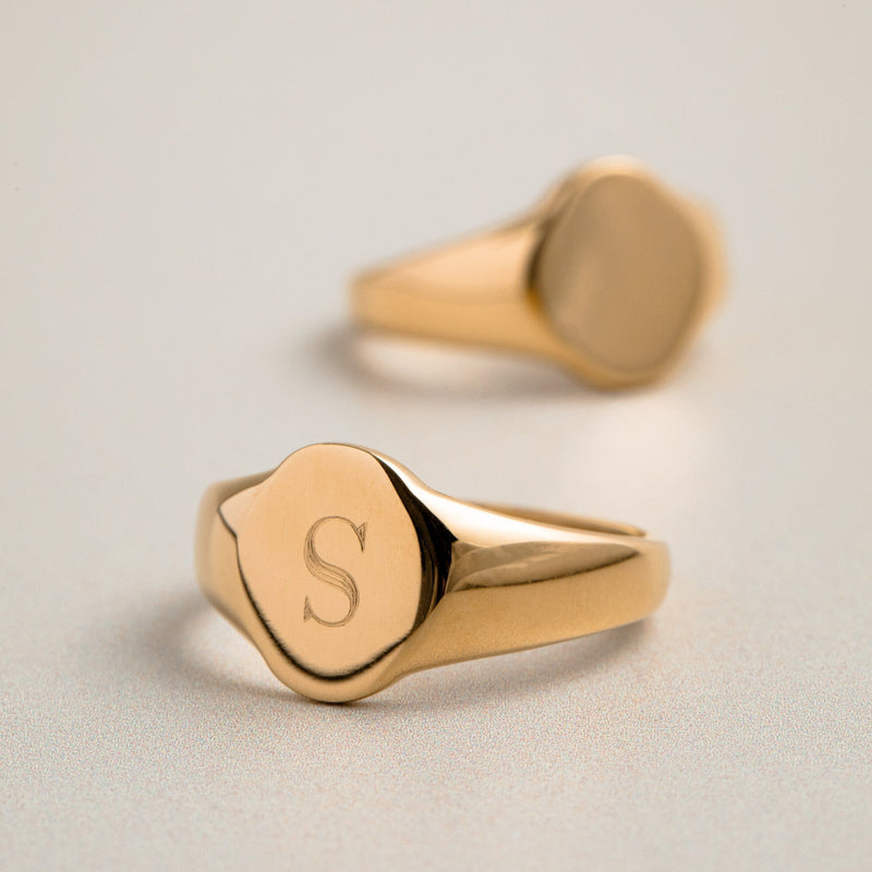 Rings LUXE Signet Ring Orelia Jewellery