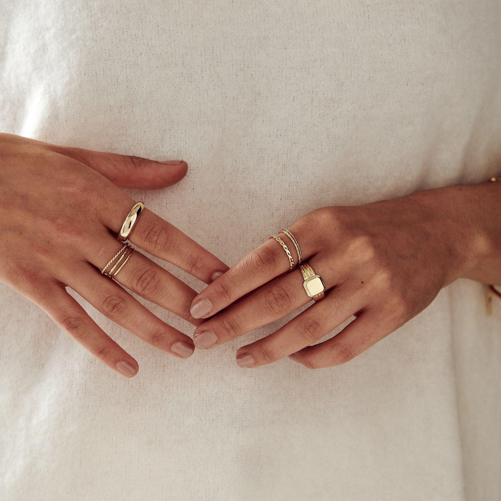 Stackable pinky rings discount
