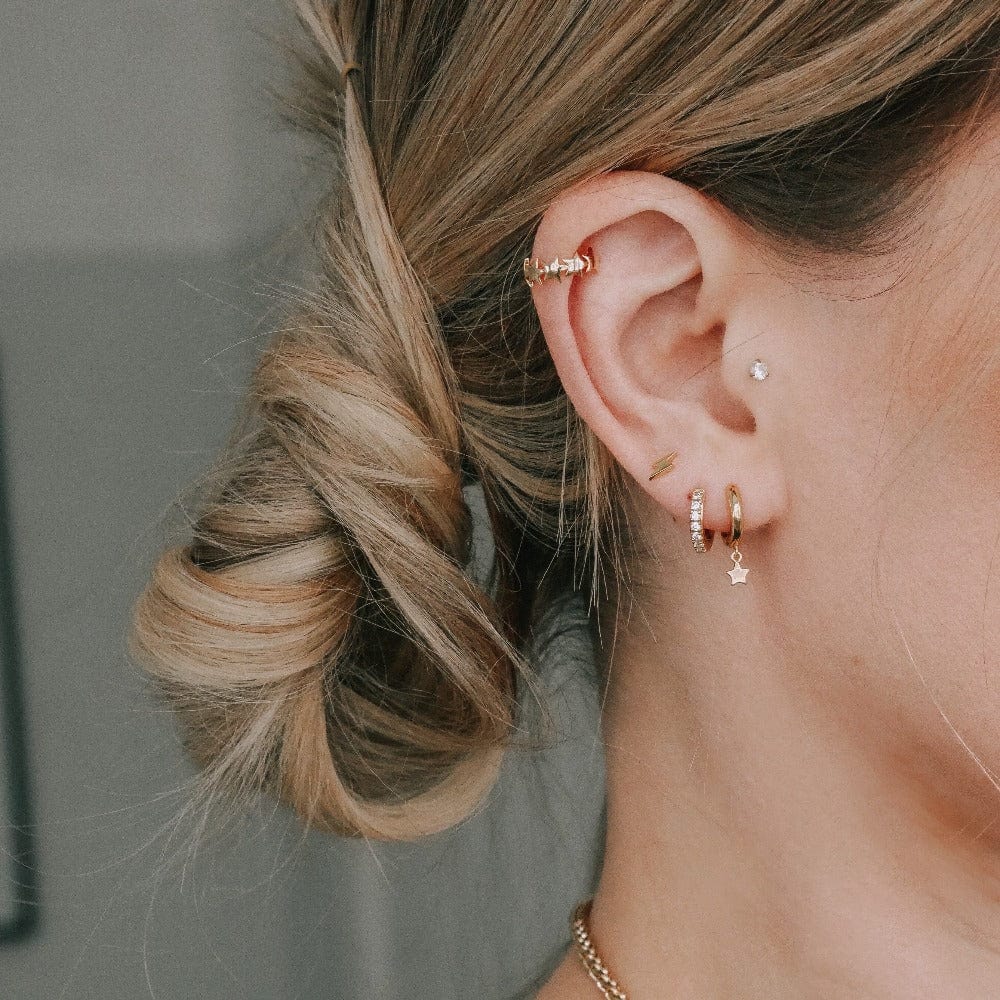 Ear Party Lightning & Star Ear Stacking Set - Gold Orelia Jewellery
