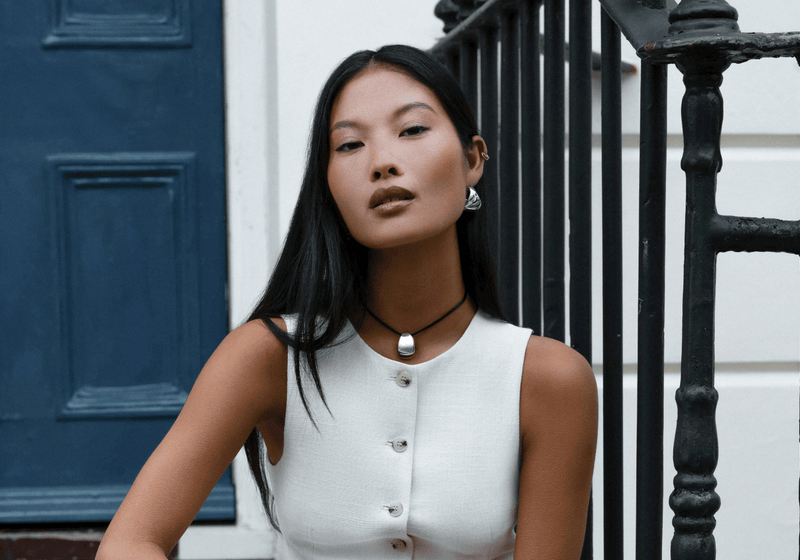 Model wearing The Edit - everyday jewellery