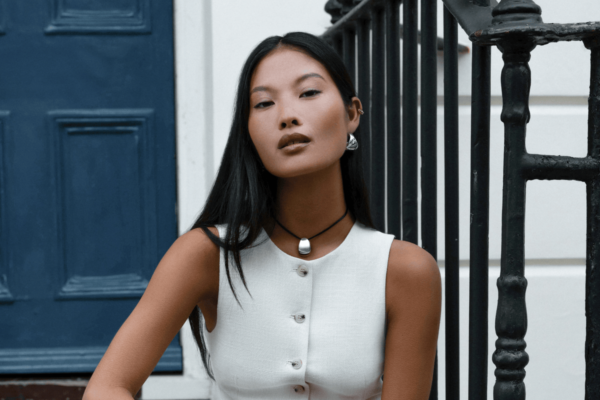 Model wearing The Edit - everyday jewellery