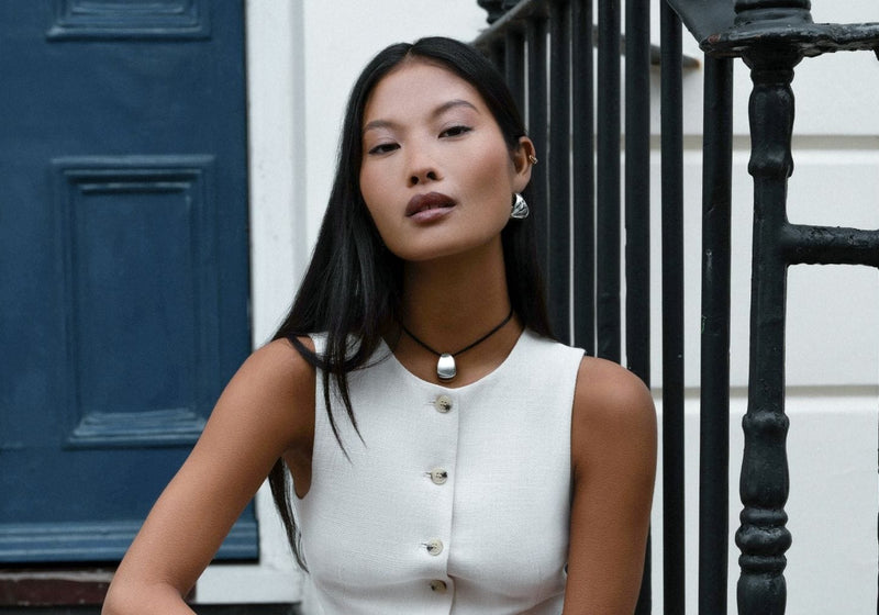 Model wearing The Edit - everyday jewellery