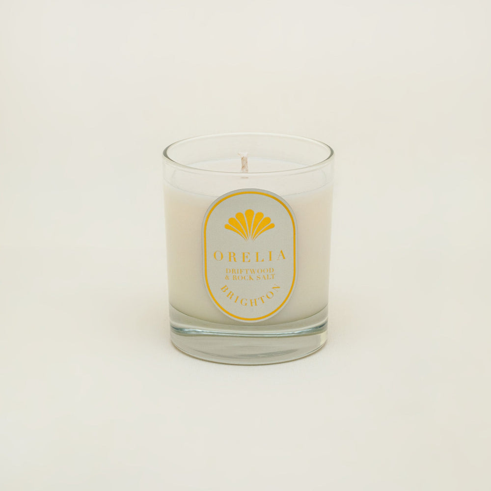 Driftwood & Rock Salt Votive Candle