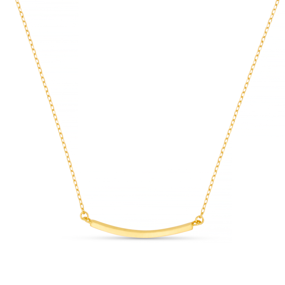 LUXE Curved Bar Necklace