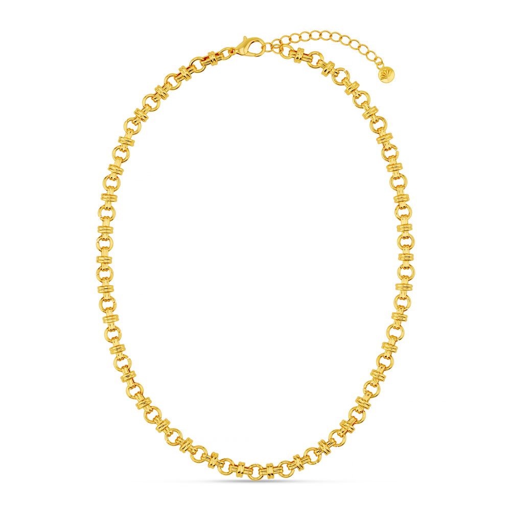 Cross Link Chain Necklace