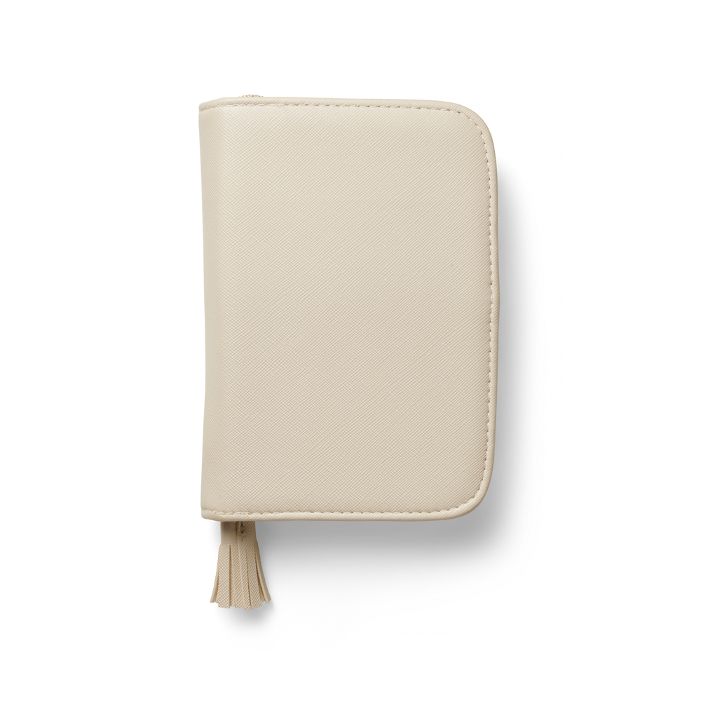 Cream Jewellery Travel Wallet