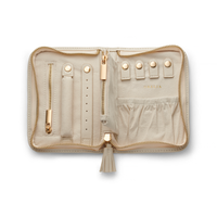 Cream Jewellery Travel Wallet