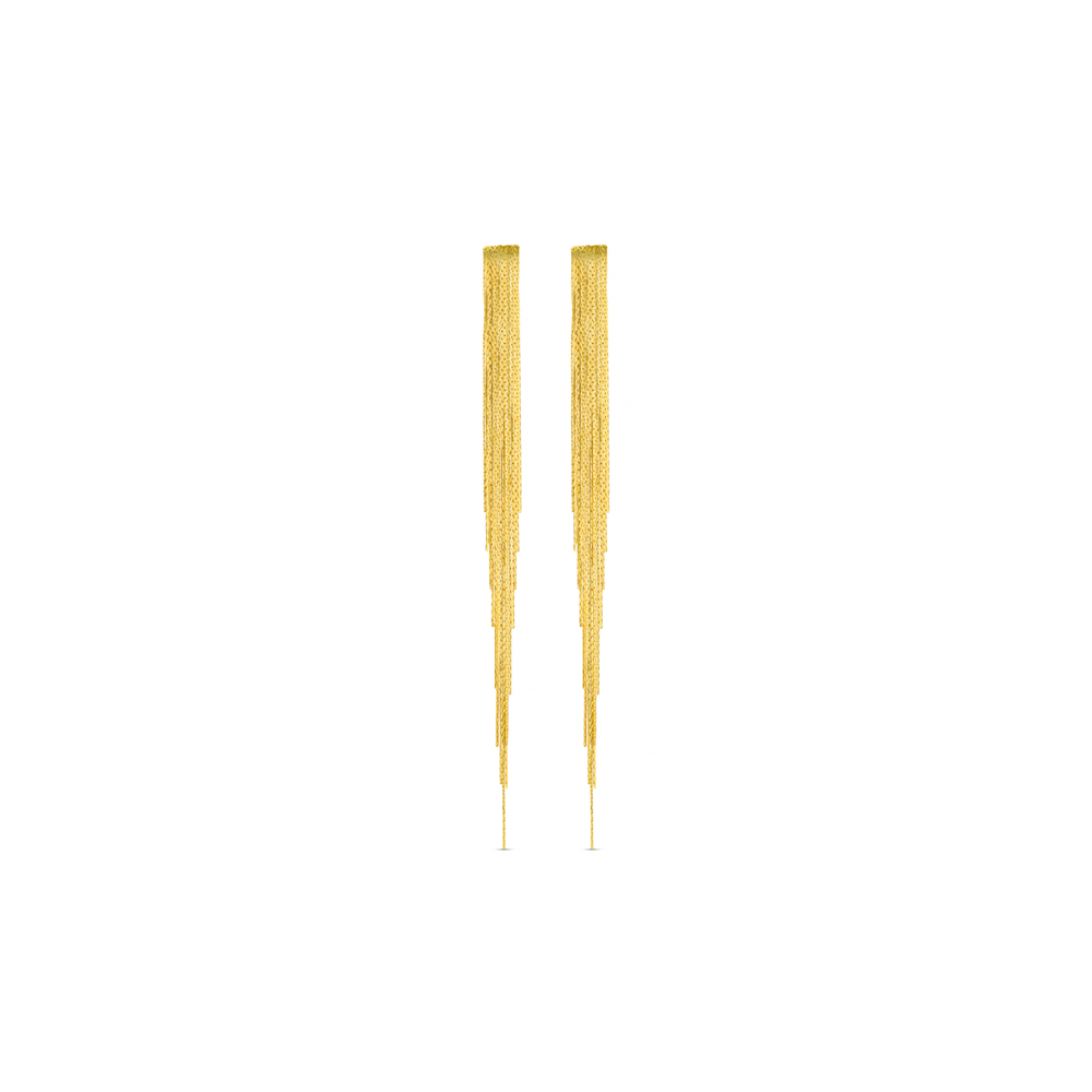 Statement Fringe Cascade Earrings