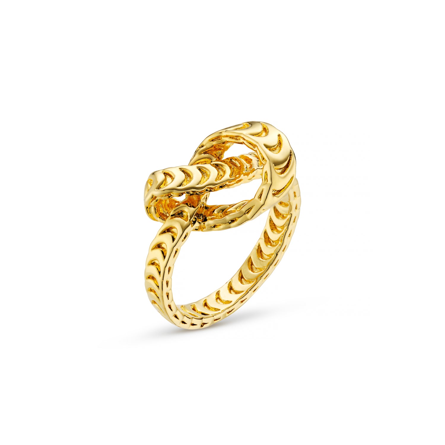 Neoclassical Interweave Mod Braid Band Ring 18kt Gold For Sale at 1stDibs |  orange 9mm band