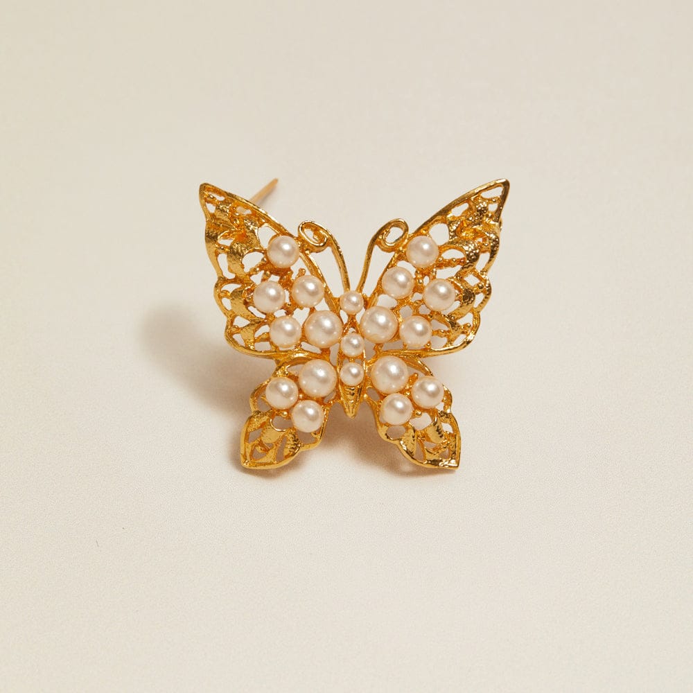 Accessories Other Default Vintage Butterfly Pearl Brooch Orelia Jewellery