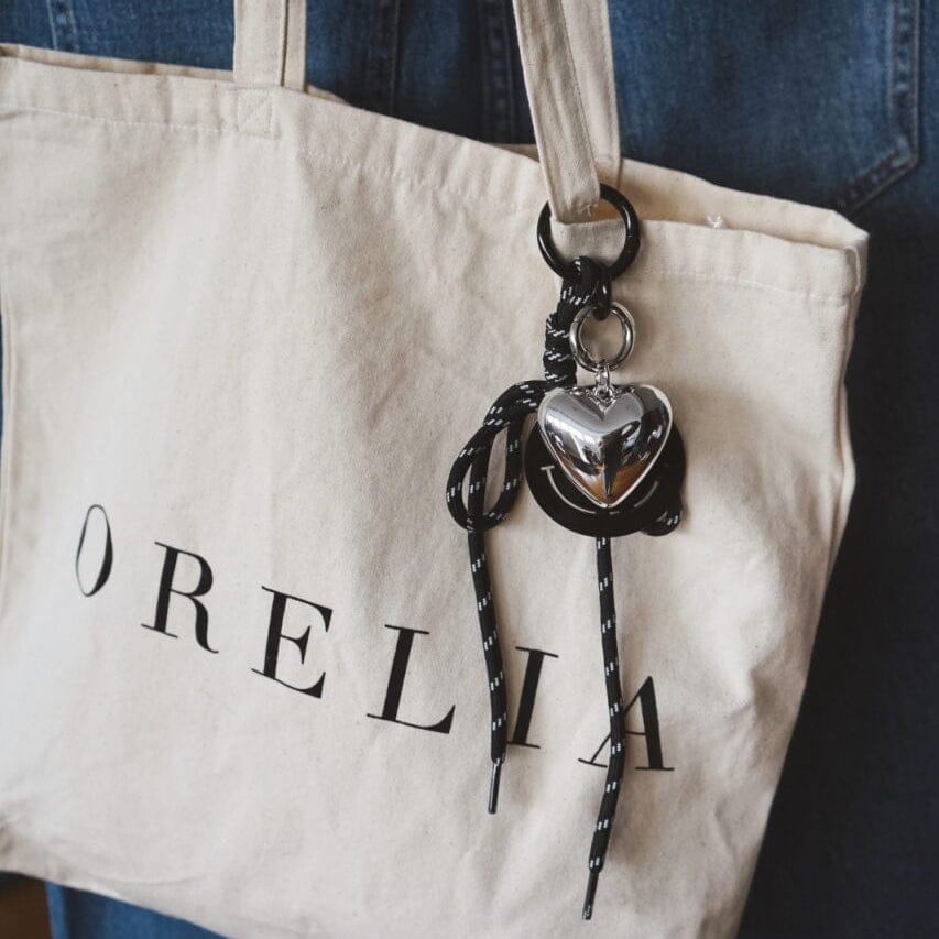 Accessories Other ONE Black Cord Bow Bag Charm Orelia Jewellery