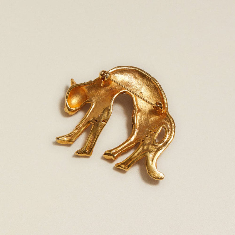 Accessories Other ONE Vintage Black & Crystal Panther Brooch Orelia Jewellery