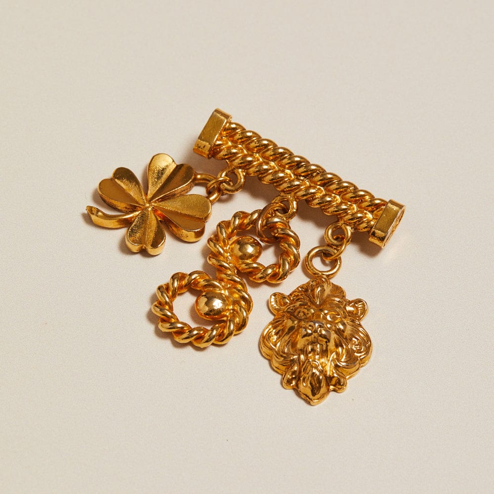 Accessories Other ONE Vintage Clover & Lion Brooch Orelia Jewellery