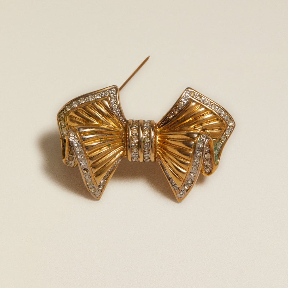Accessories Other ONE Vintage Crystal Bow Brooch Orelia Jewellery