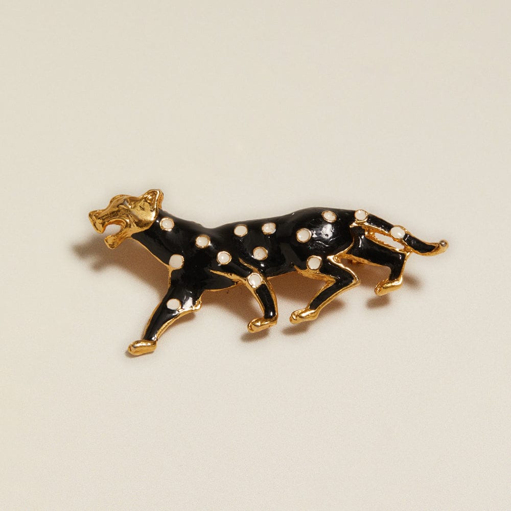 Accessories Other ONE Vintage Enamel Polka Dot Panther Brooch Orelia Jewellery