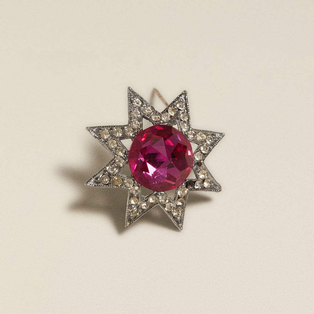Accessories Other ONE Vintage Pink Crystal Star Brooch Orelia Jewellery