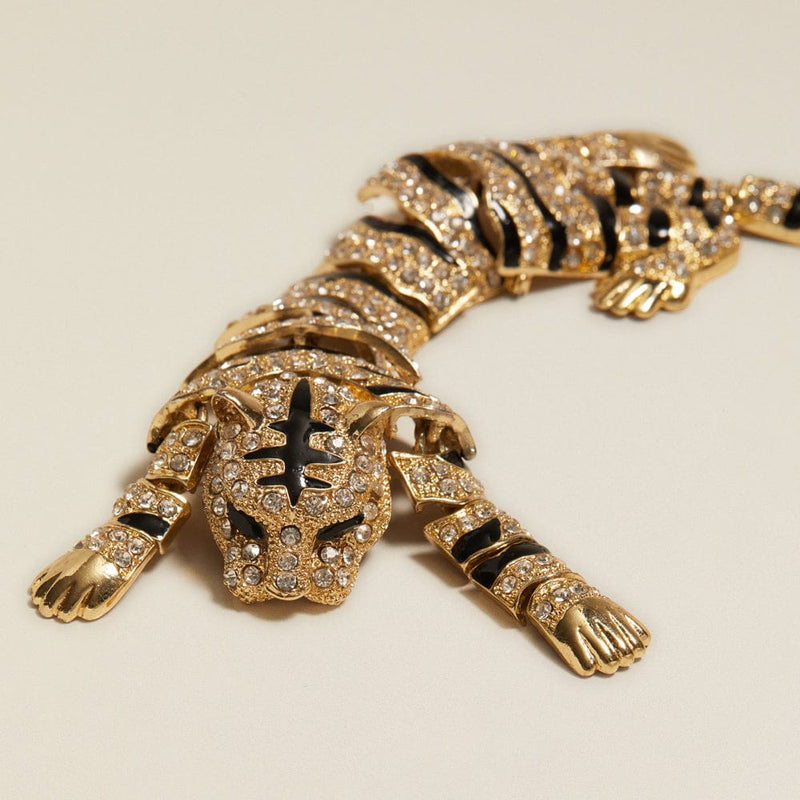 Accessories Other ONE Vintage Statement Crystal Adorned Panther Brooch Orelia Jewellery