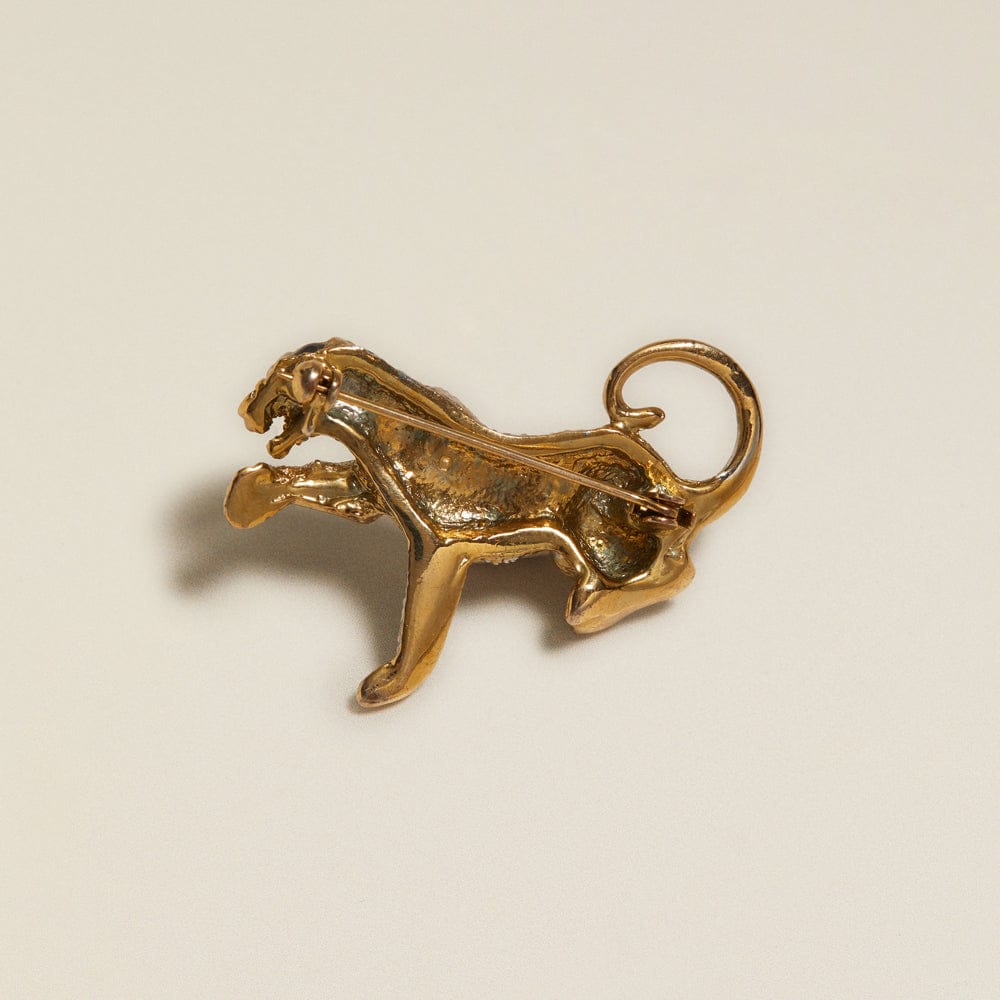 Accessories Other ONE Vintage Textured Leopard Brooch Orelia Jewellery