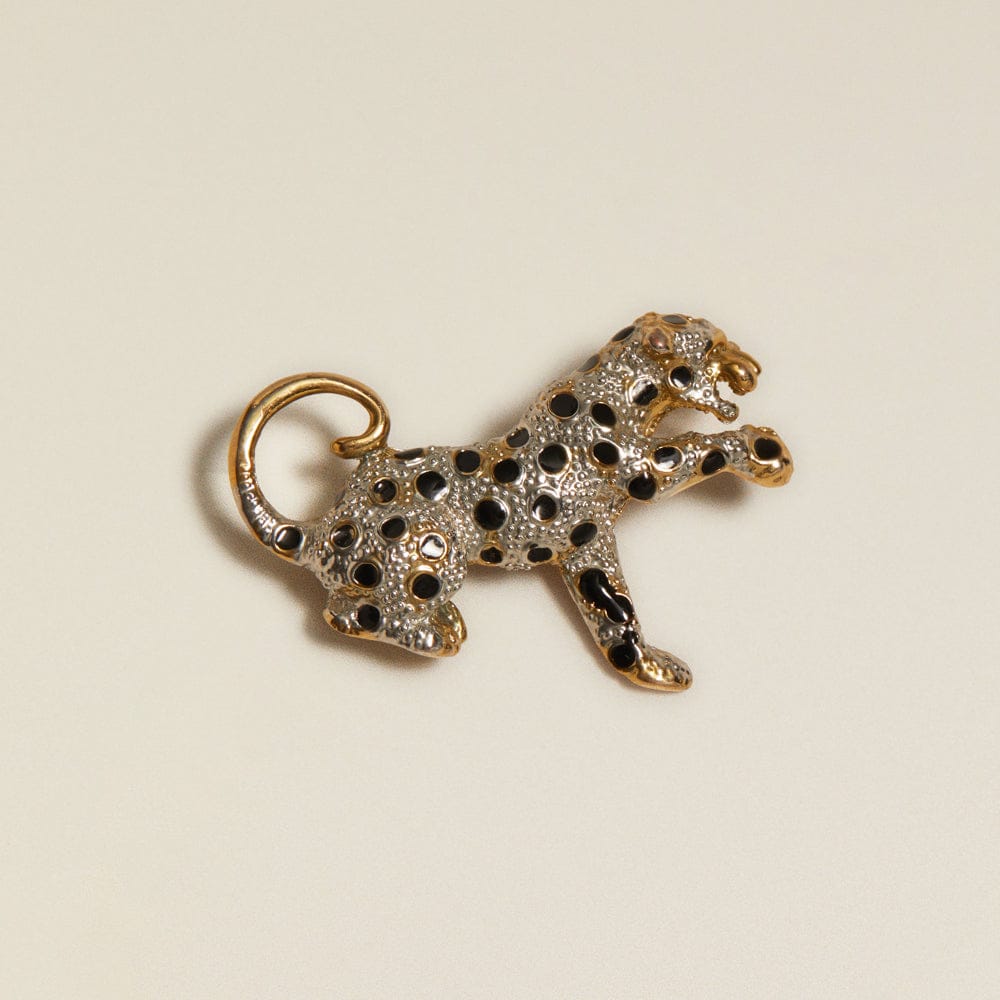 Accessories Other ONE Vintage Textured Leopard Brooch Orelia Jewellery