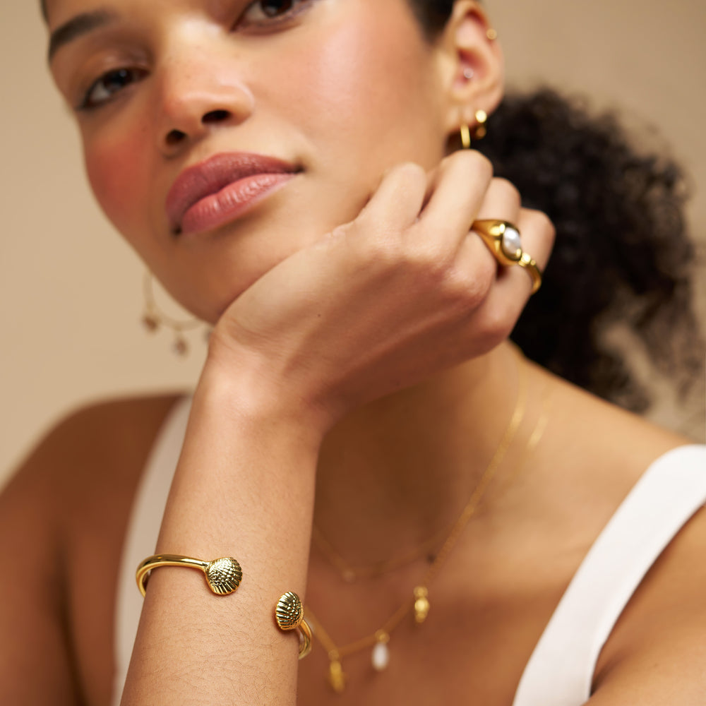 Bangle Default Shell Open Hinged Bangle Orelia Jewellery