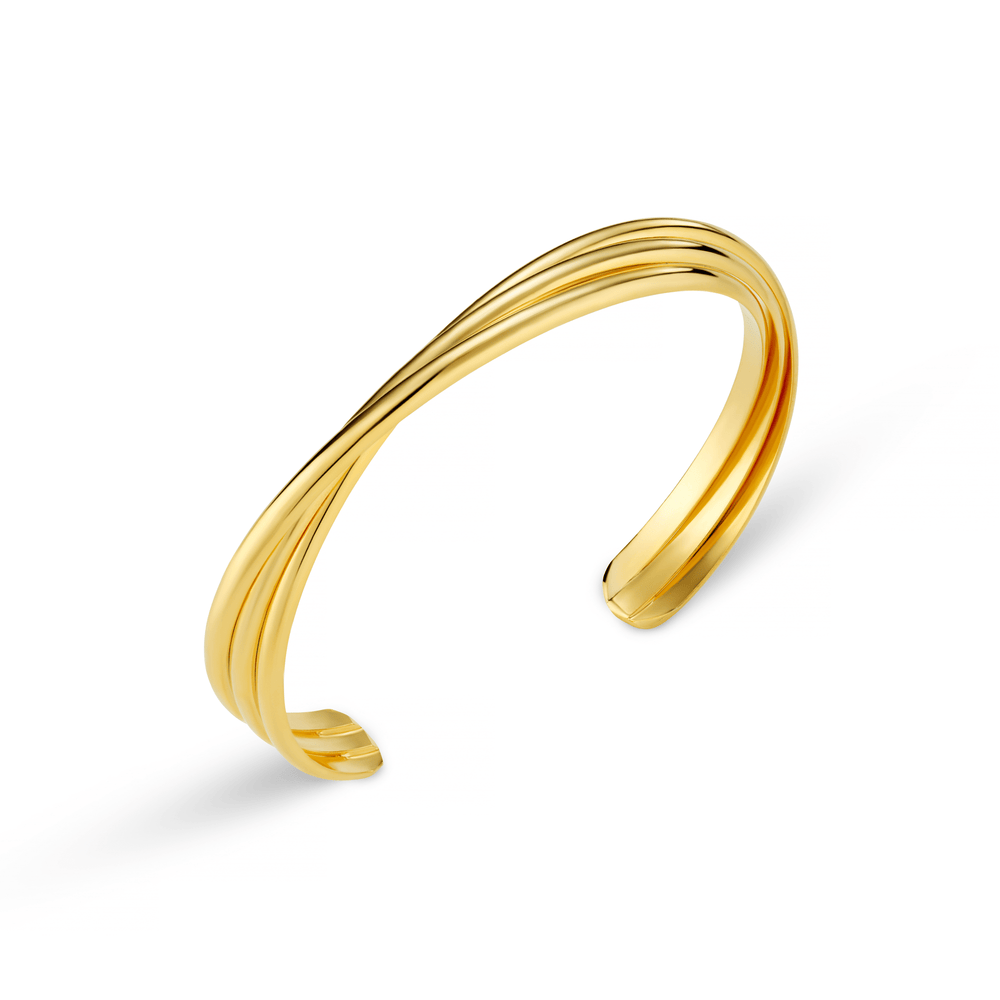 Bangle Interlocking Open Bangle Orelia Jewellery