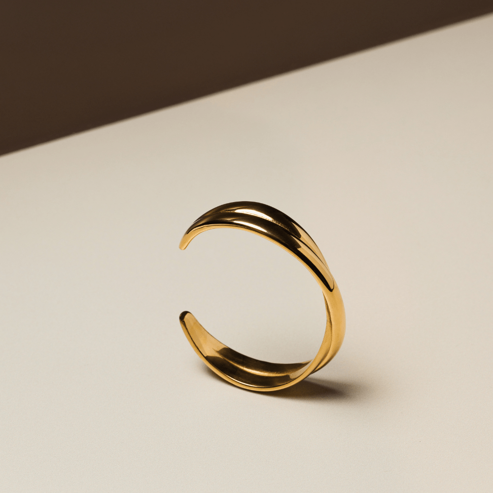 Bangle LUXE Polished Cross Bangle Orelia Jewellery