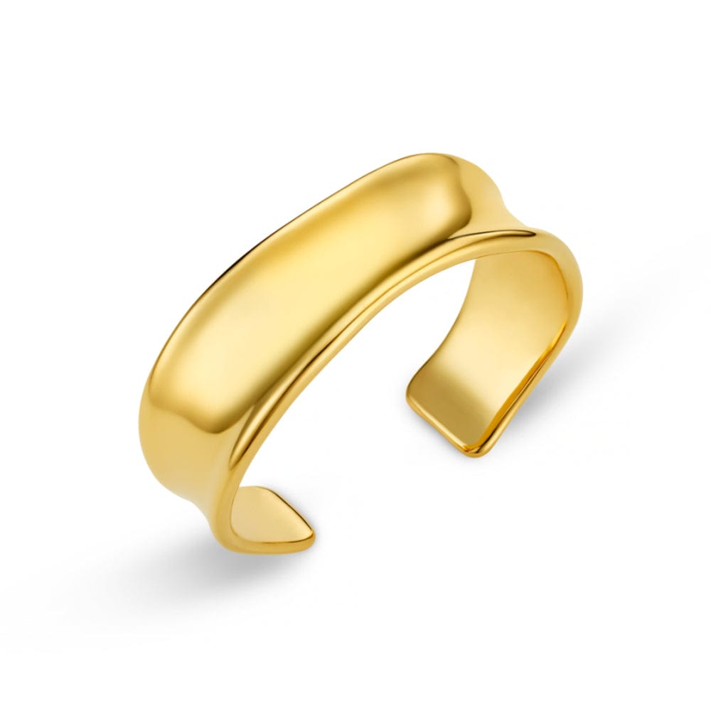 Bangle ONE LUXE Polished Molten Bangle Orelia Jewellery