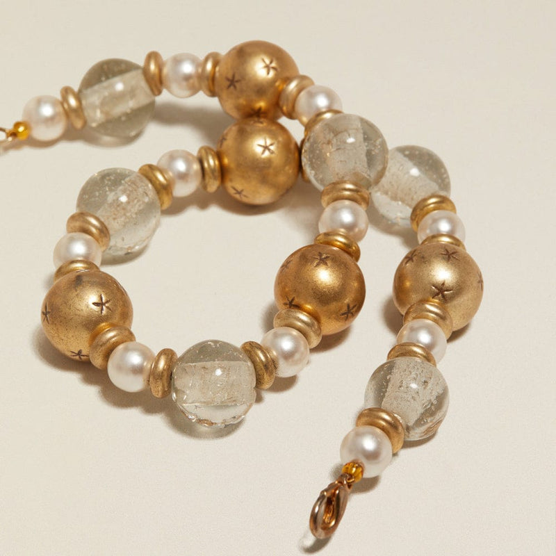 Beaded Necklace ONE Vintage Mixed Pearl & Bead Necklace Orelia Jewellery