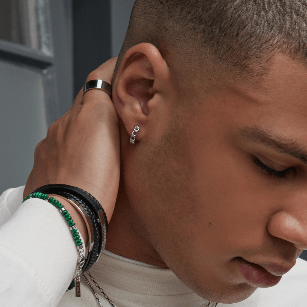 Bracelets Leather Stacked Bracelet Orelia Jewellery