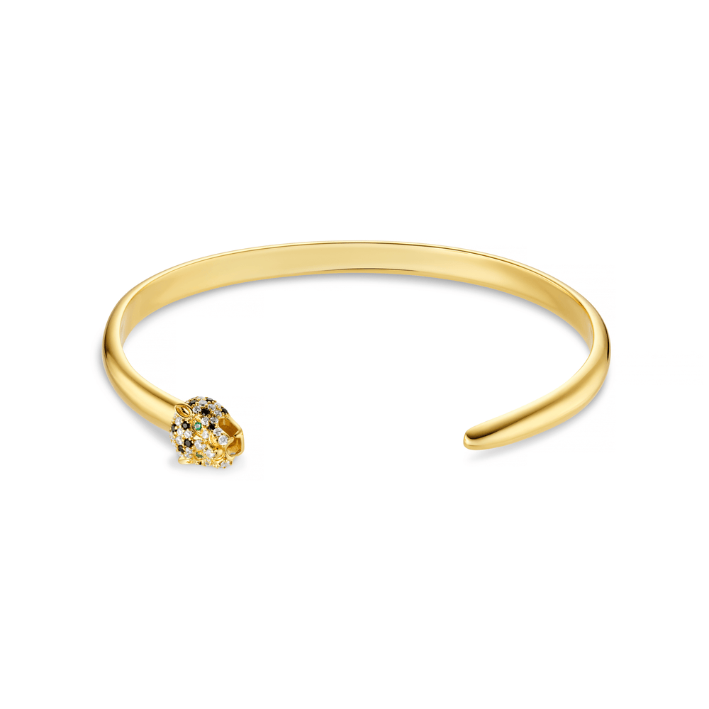 Bracelets Pave Panther Bangle Orelia Jewellery