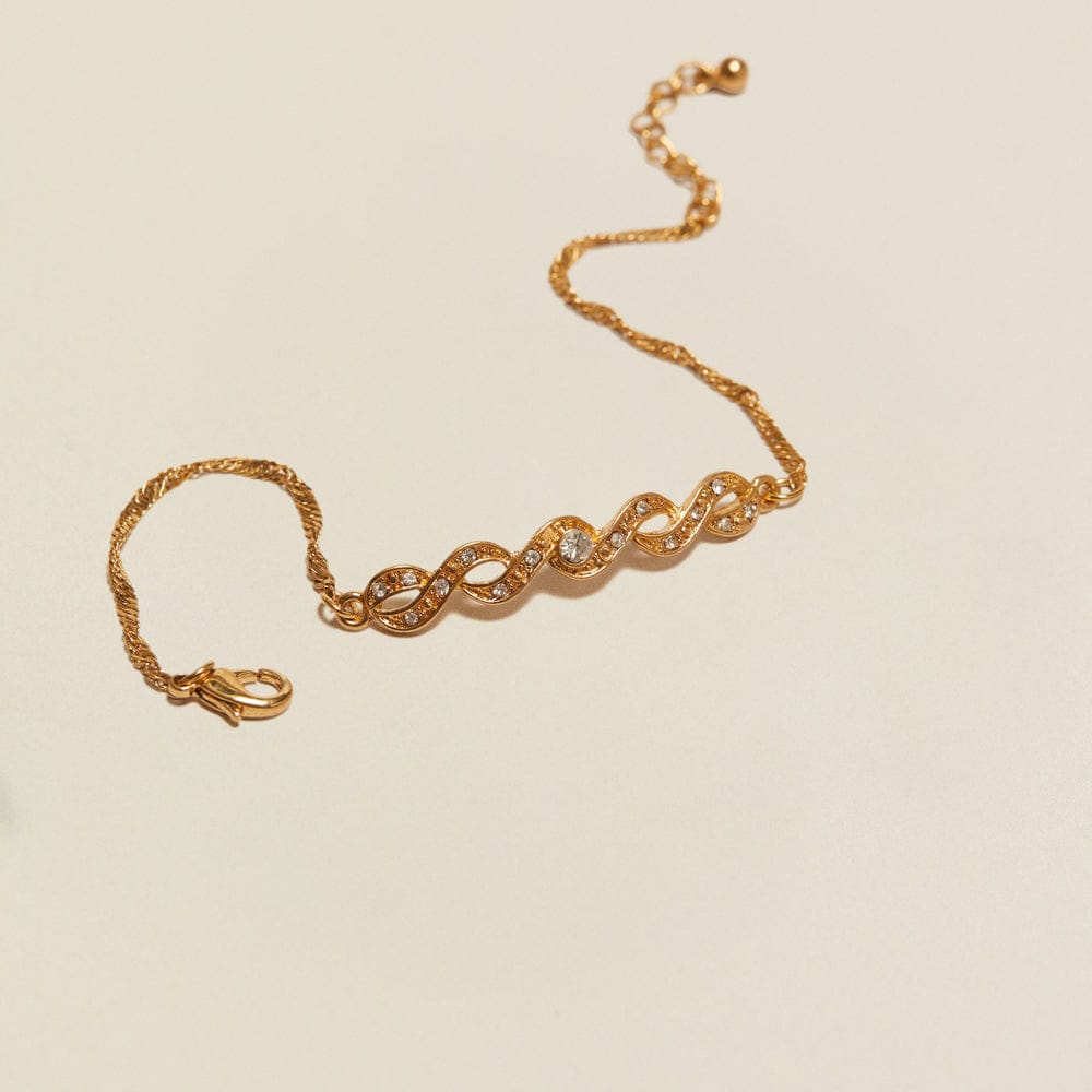 Chain Bracelet Default Vintage Pavé Chain Bracelet Orelia Jewellery