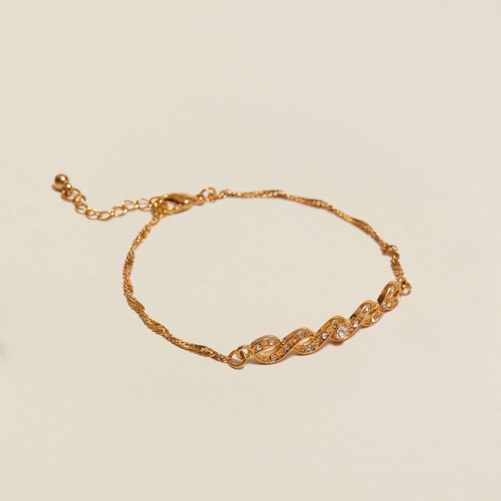 Chain Bracelet Default Vintage Pavé Chain Bracelet Orelia Jewellery