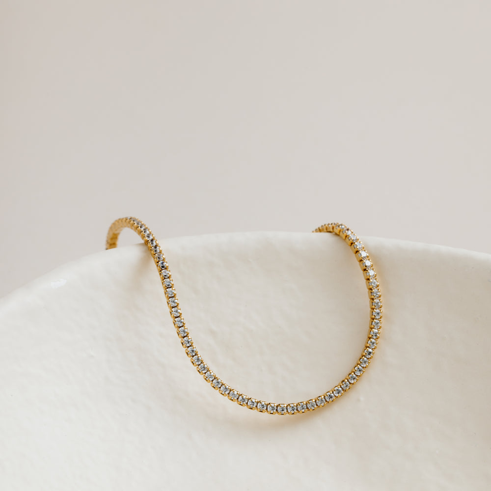 Chain Bracelet ONE LUXE Micro Tennis Bracelet Orelia Jewellery