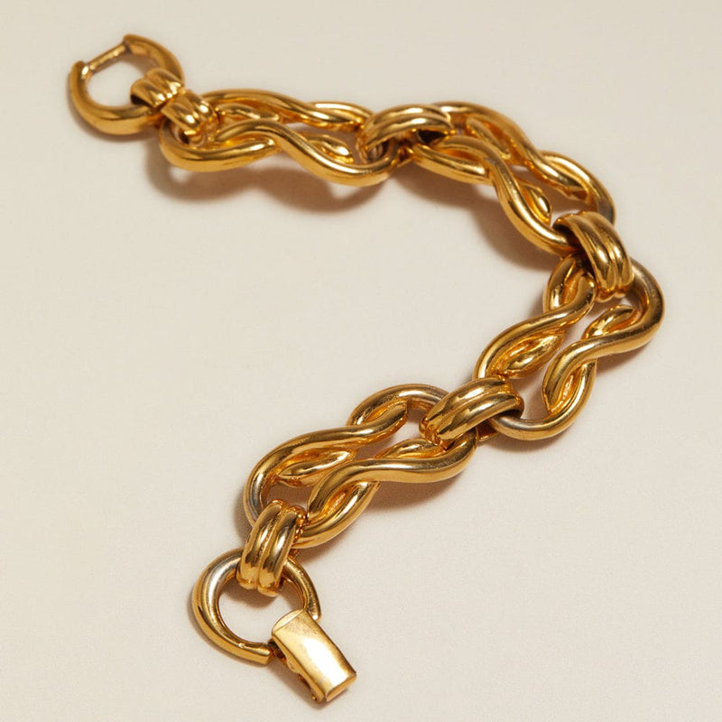 Chain Bracelet ONE Vintage Infinity Chunky Link Bracelet Orelia Jewellery