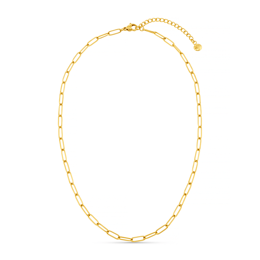 Chain Necklace LUXE Fine Oval Link Chain Necklace Orelia Jewellery