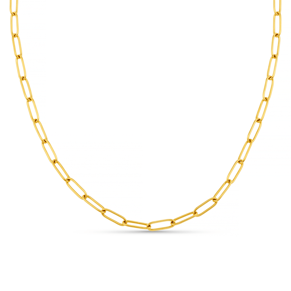 Chain Necklace LUXE Fine Oval Link Chain Necklace Orelia Jewellery
