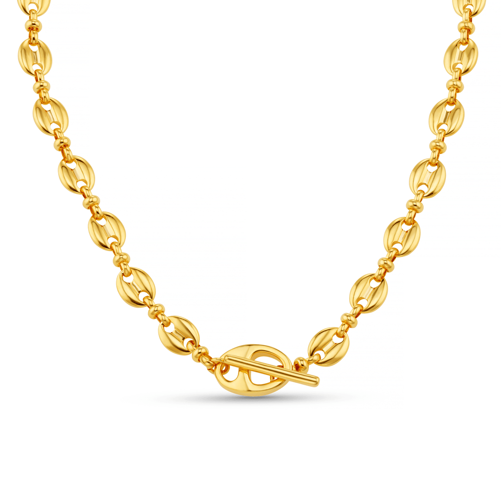 Chain Necklace Mariner Chain T-Bar Necklace Orelia Jewellery