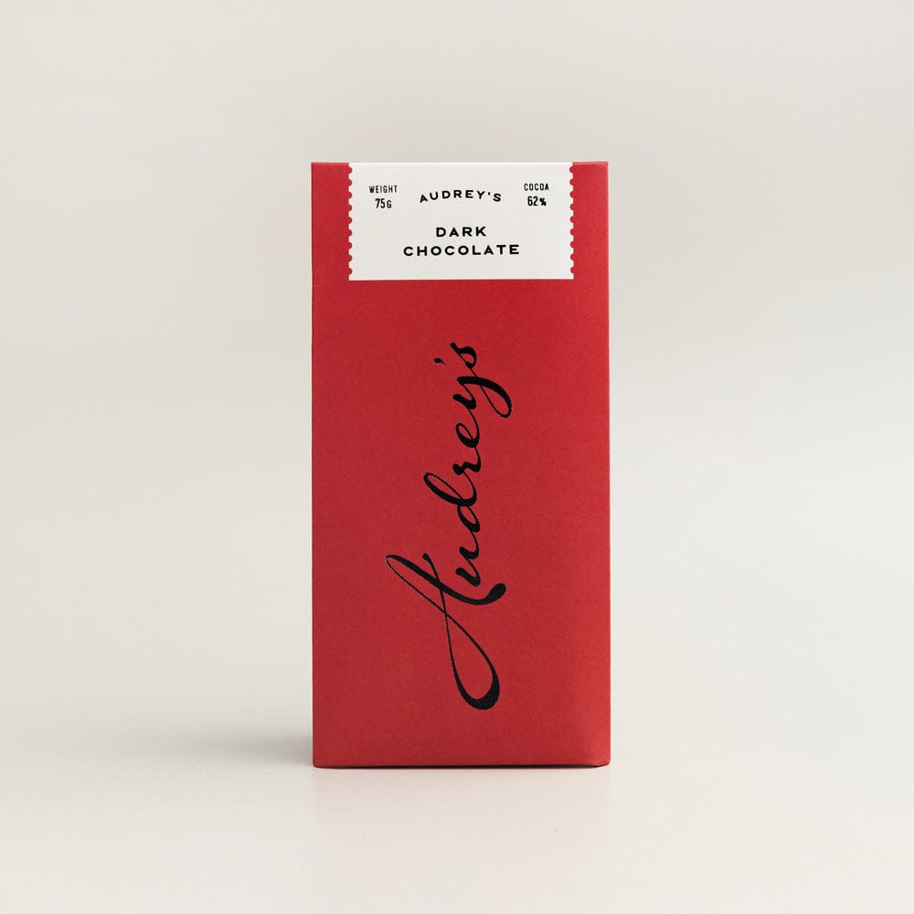 Chocolate ONE Audrey's Dark Chocolate Bar 75g Orelia Jewellery