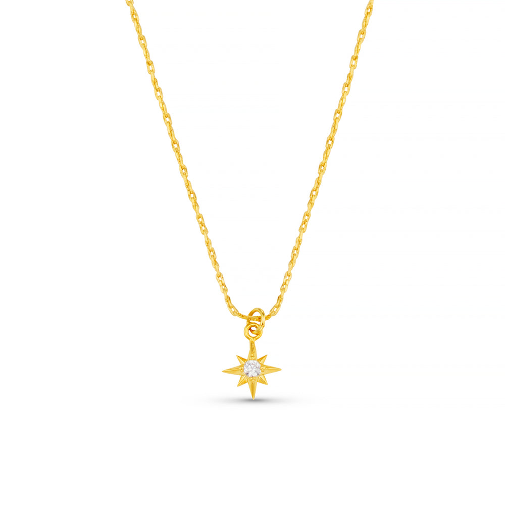 Collar Necklace ONE Micro Starburst Fine Collar Necklace Orelia Jewellery