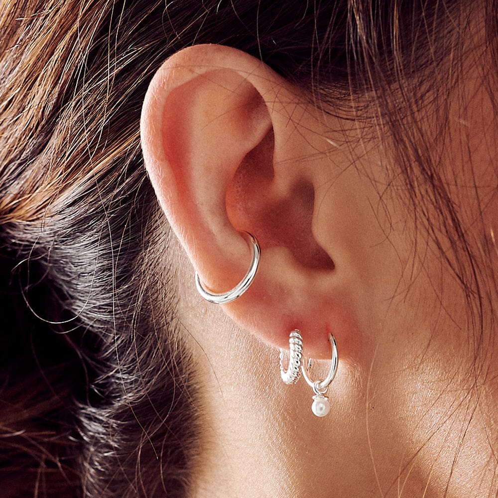 Ear Cuffs Simple Ear Cuff - Silver Orelia Jewellery