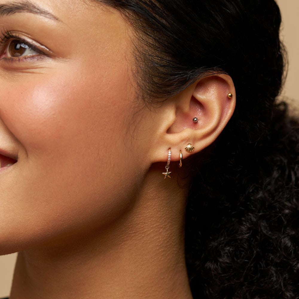 Ear Party Default Shell & Starfish Ear Stacking Set Orelia Jewellery