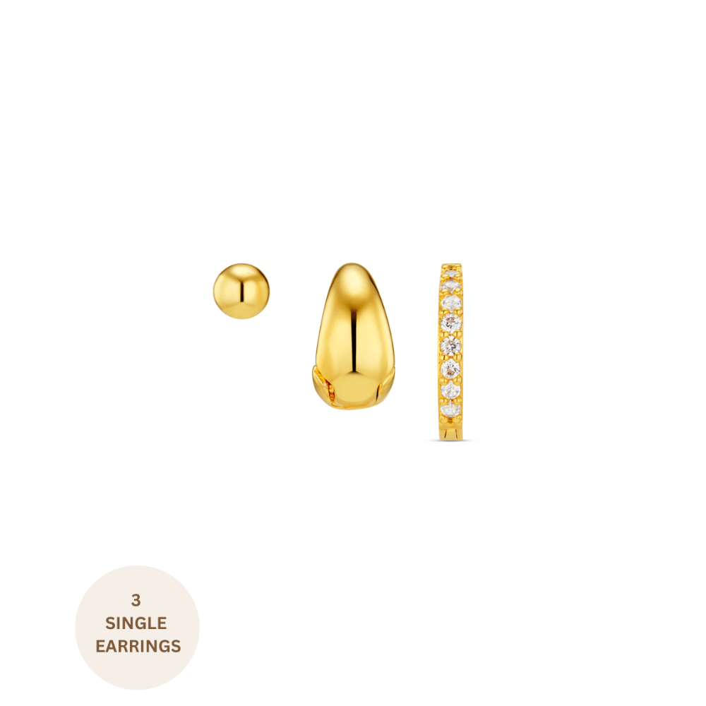 Ear Party Micro Hoop Ear Stacking Set Orelia Jewellery