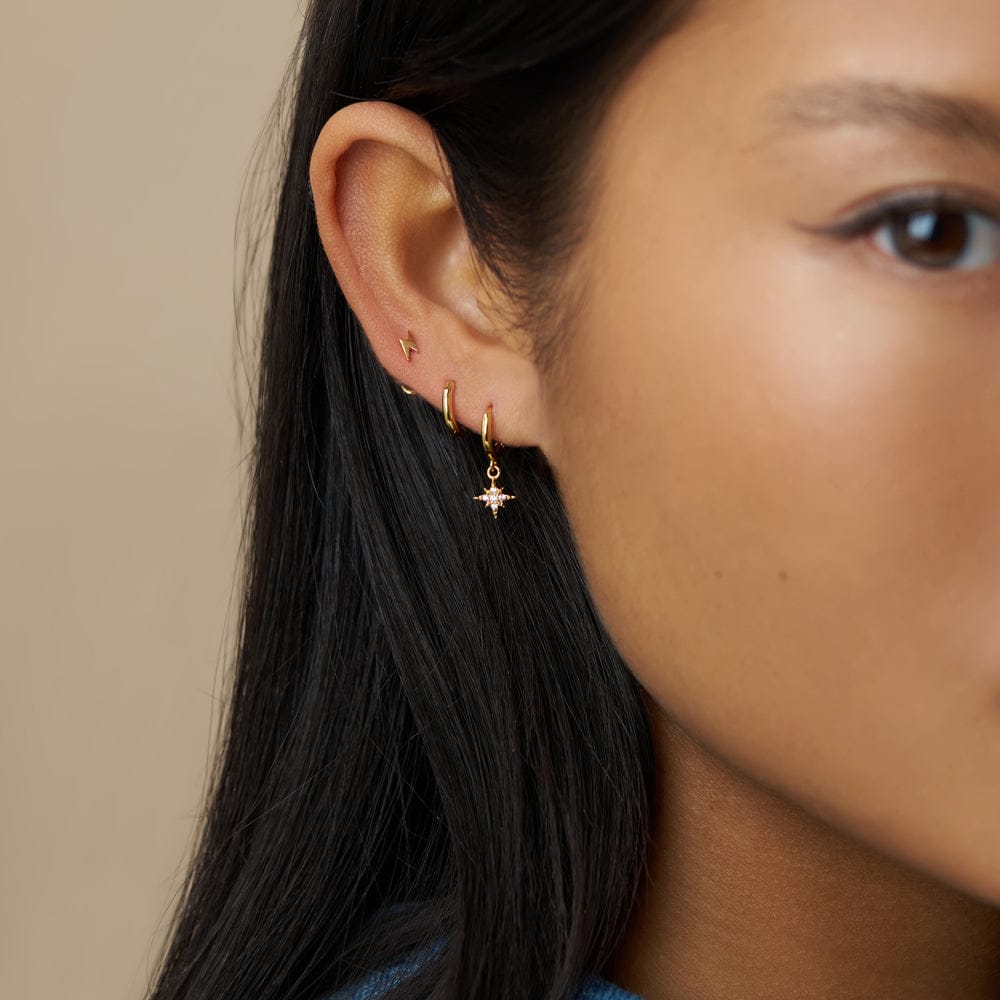 Ear Party ONE Pavé Starburst & Lightning Ear Stacking Set Orelia Jewellery