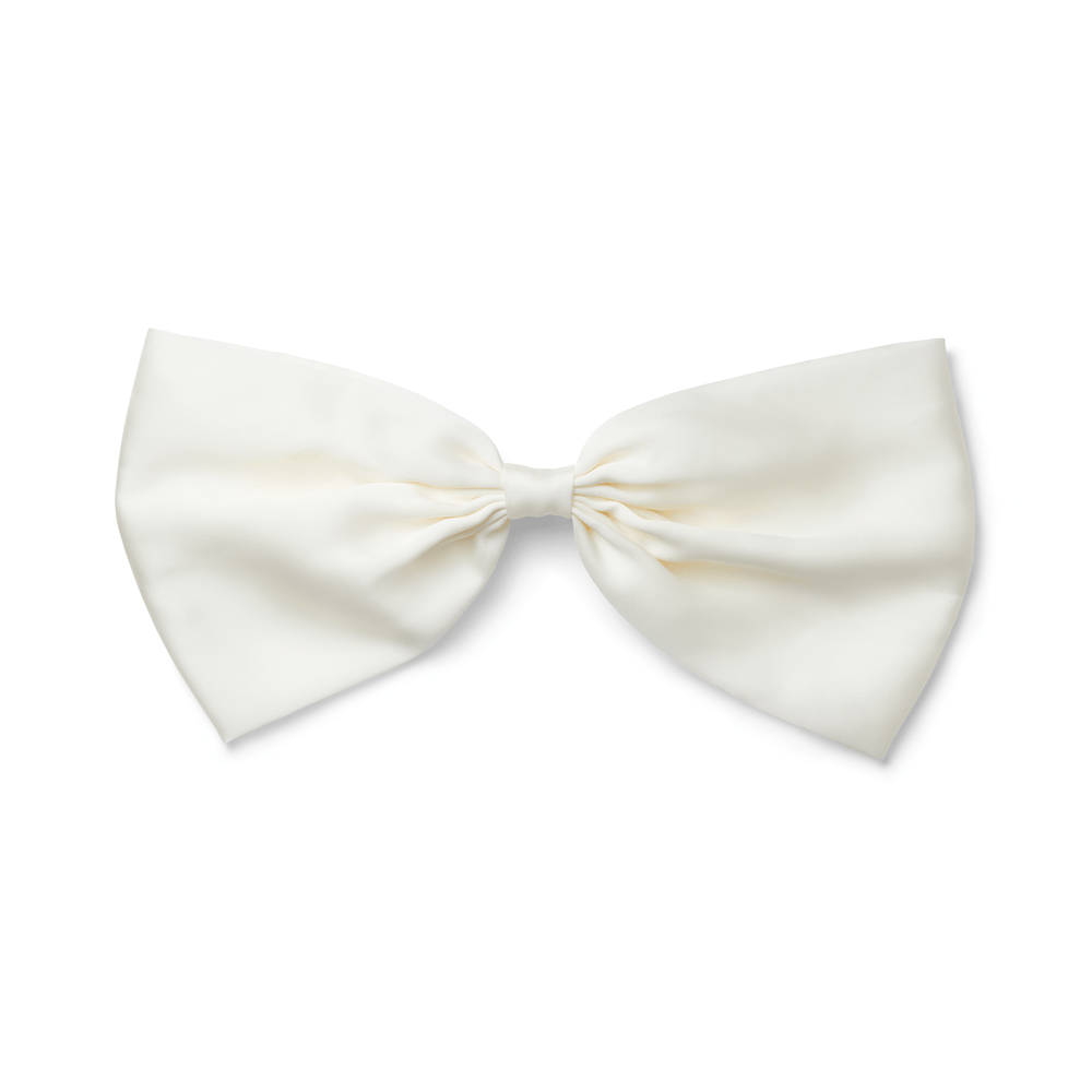 Hair Clip / Claw Oversized Bow Barrette - Cream Orelia Jewellery