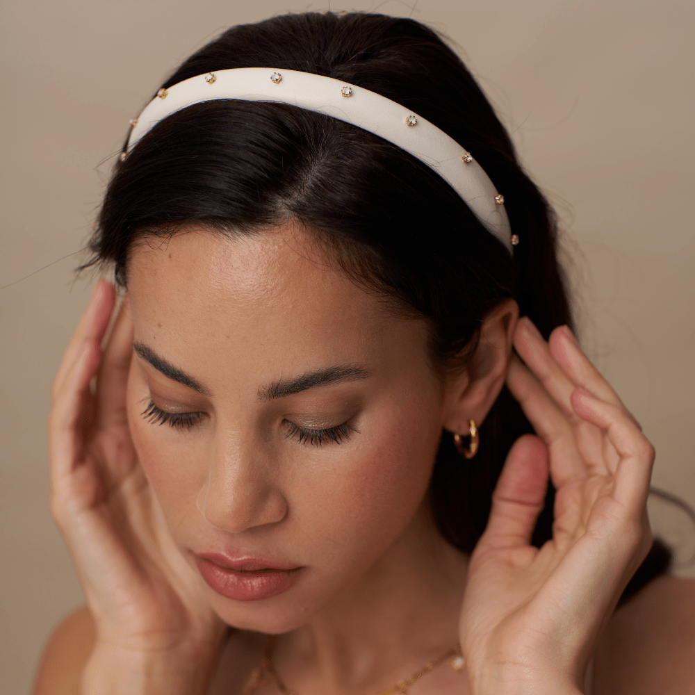 Headband Opal Studded Hairband Orelia Jewellery