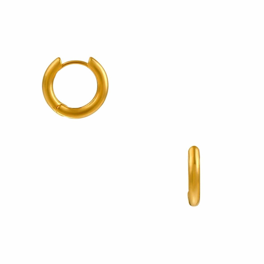 Hoop Earrings Everyday Elevated Hoop Earrings - Gold Orelia Jewellery