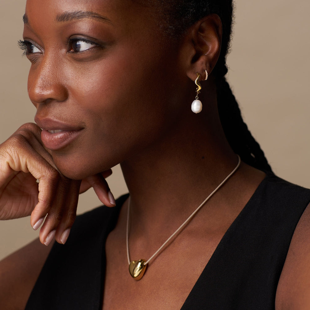 Huggie Hoop Earrings Pearl Mini Micro Hoop Earrings Orelia Jewellery